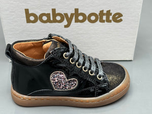 Bottines Babybotte 5111B001 anto vernice nero H24