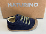 Bottines Naturino cocoon zip Marine vert velours