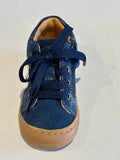 Bottines Babybotte Argo sport 9012B086 marine velours blanc