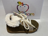 Bottines Bouba zip hair kaki or