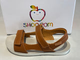 Sandalettes Shoo pom Goa boy Camel scratch