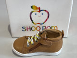 Bottines Shoo pom Bouba zip lace Camel