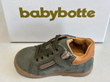 Bottines Babybotte Fidji zip 9005B068 kaki Camel