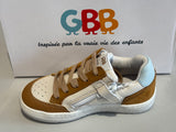 Chaussures basses GBB Hermine 27556AN304 blanc Camel bleu