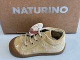 Bottines Naturino cocoon nubuck beige cœurs