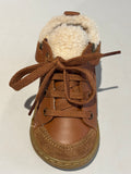 Bottines Shoo pom Bouba zip wool Camel