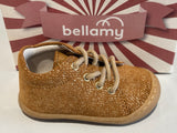 Bottines Bellamy princesse Camel paillettes