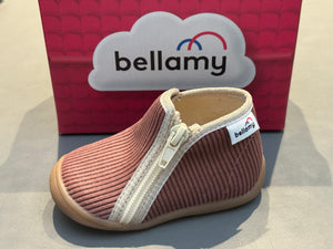 Chaussons Bellamy 715002 pili velours rose