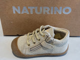 Bottines Naturino cocoon zip lizard platinum