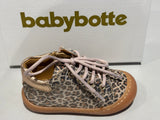 Bottines Babybotte Argo zip 8006B066 léopard cuivre rose