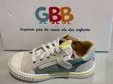 Chaussures basses GBB Généreux 27477AN258 blanc vert jaune