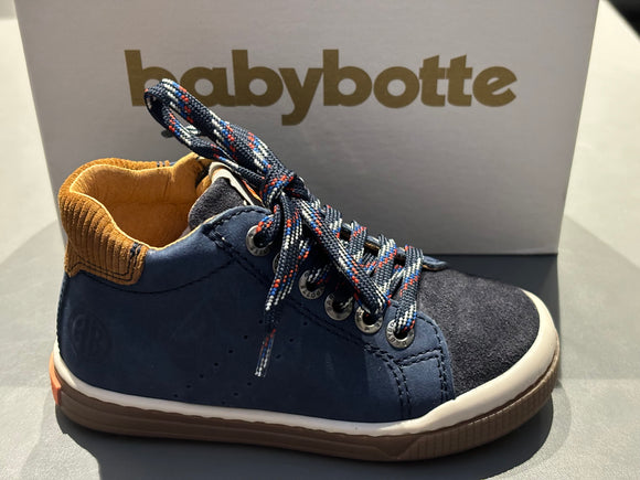 Bottines Babybotte 5236B002 21 Adan fatty blue