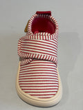 Chaussons Bisgaard 141028882449 rouge rayure
