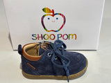 Bottines Shoo pom Bouba zip Miko marine