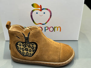 Boots Shoo pom Bouba New Apple velours DK camel