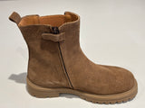Boots Bellamy Nat velours Camel taupe léopard