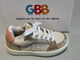 Chaussures basses GBB Hermine 24334AJ310 blanc or vert rose