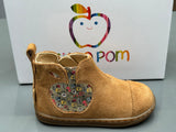 Boots Shoo pom Bouba Apple velours camel