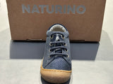 Bottines naturino cocoon Suède met dot blue