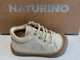 Bottines Naturino cocoon zip lizard platinum