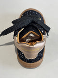 Bottines Babybotte Argo zip 9010B001 noir cuivre pois