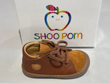 Bottines Shoo pom Guizmo zip lace Camel