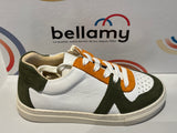 Chaussures basses Bellamy Ritmic kaki blanc orange