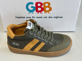 Bottines GBB Accueillant kaki moutarde
