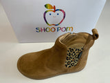 Boots Shoo pom Play chelsea velours oily camel