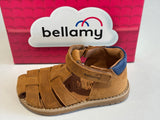 Sandalettes Bellamy Pierro Camel marine