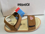 Sandalettes Primigi 1416711 nabuk camel cœur rose