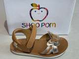 Sandalettes Shoo pom Goa fly clear Camel
