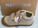 Bottines Naturino cocoon VL scratch pois or taupe