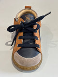 Bottines Shoo pom Bouba bi zip marine Camel taupe