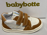 Chaussures basses Babybotte Ales scratch Camel