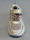 Bottines Shoo pom Joggy scratch Copper Léo pink