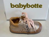 Bottines Babybotte Argo sport 9012B087 platine léopard Camel
