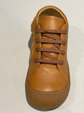 Bottines Shoo Pom Schmilblick zip lace camel