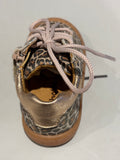 Bottines Babybotte Argo zip 8006B066 léopard cuivre rose