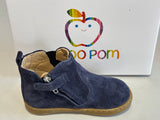 Boots Shoo pom Bouba Apple marine nubuck fleurs