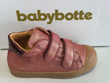Bottines Babybotte Aurevoir scratch 9124B056 Bordeaux