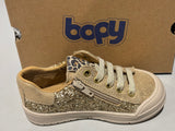 Chaussures basses Bopy relaxa gold or leo