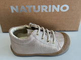 Bottines Naturino cocoon zip rose pois