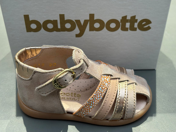 Sandalettes Babybotte 4012B147 guppy alba rose clair