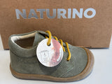 Bottines Naturino cocoon wide nubuck olive ocre