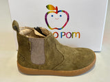 Boots Shoo pom play Chelsea kaki paillettes