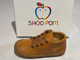 Bottines Shoo Pom Schmilblick zip lace camel