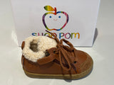 Bottines Shoo pom Bouba zip wool Camel