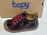 Bottines Bopy Jelena bordeaux vernis