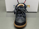 Bottines Shoo pom Bouba zip wool nappa navy